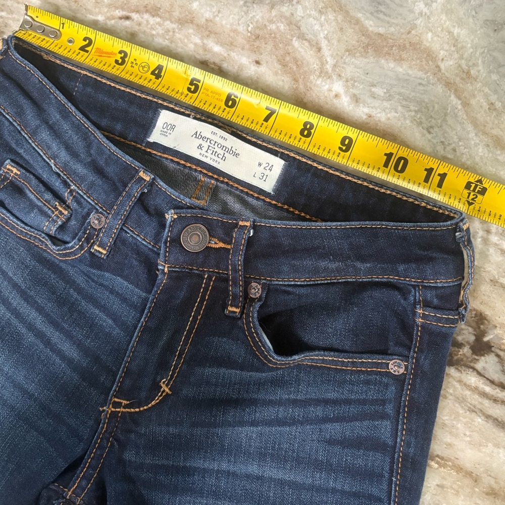 The A&F Super Skinny Jeans Size 24 or 00R - Picture 3 of 9